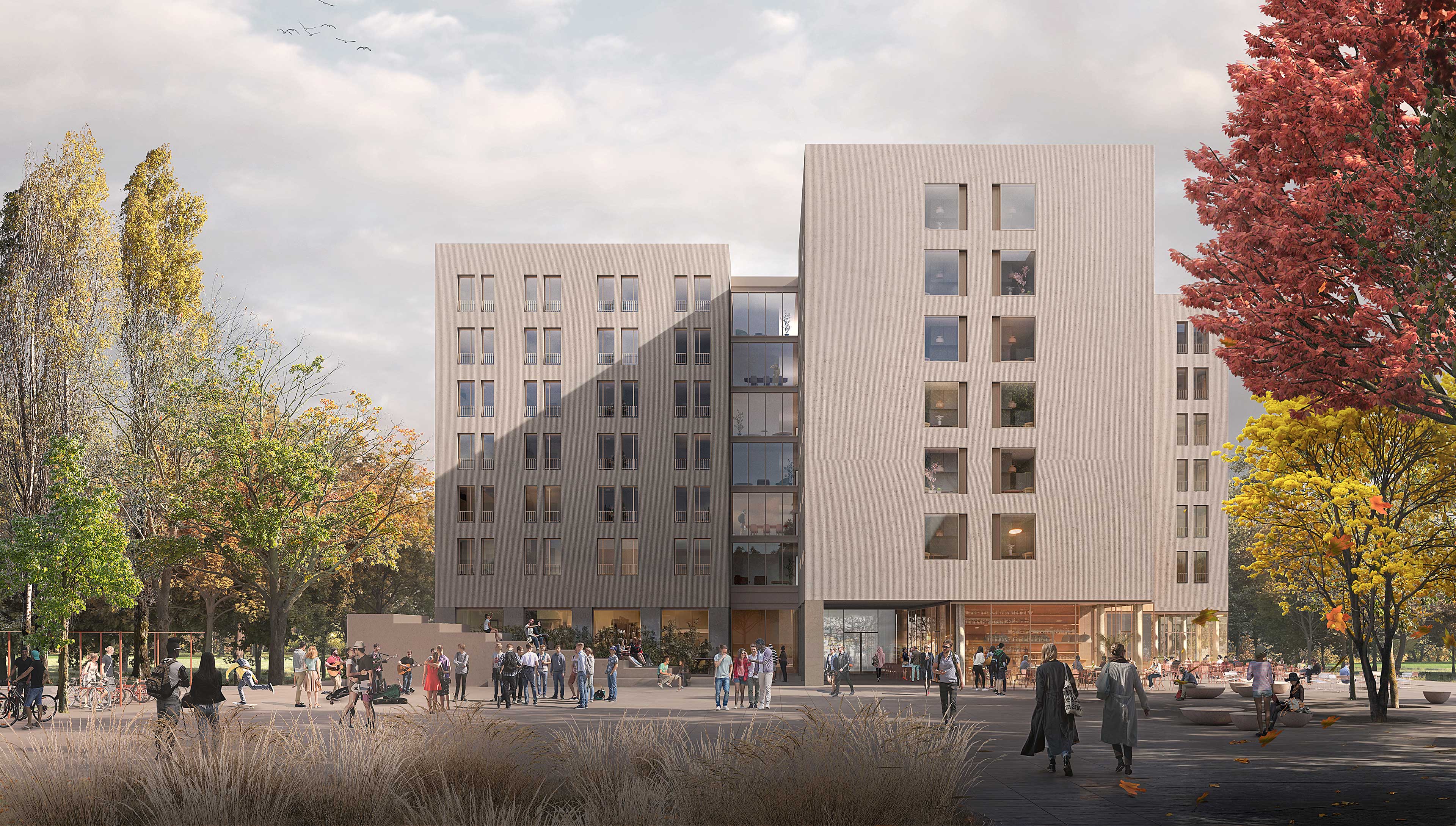Student Housing architectural visualization