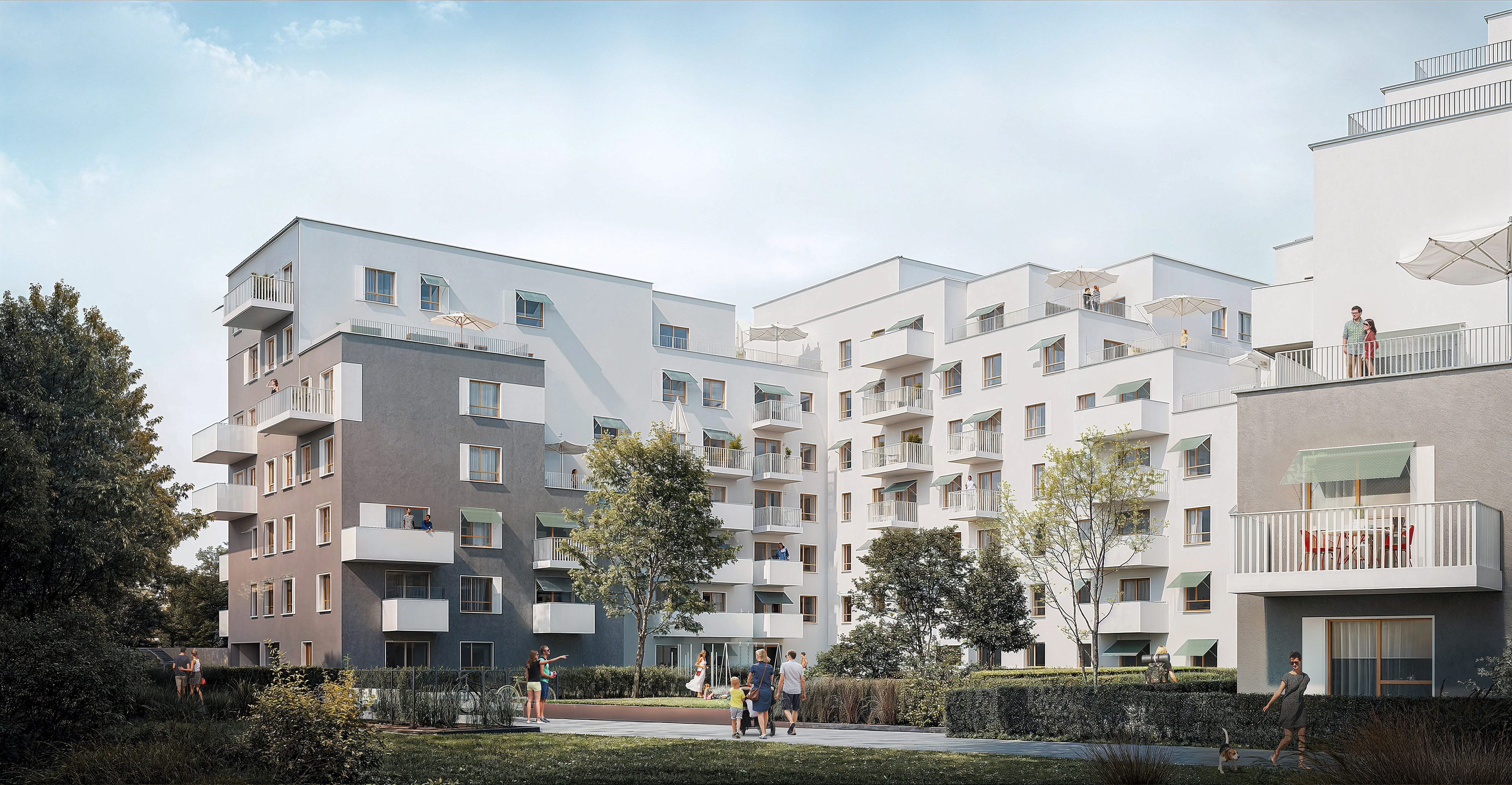 Namysłowska Housing architectural visualization